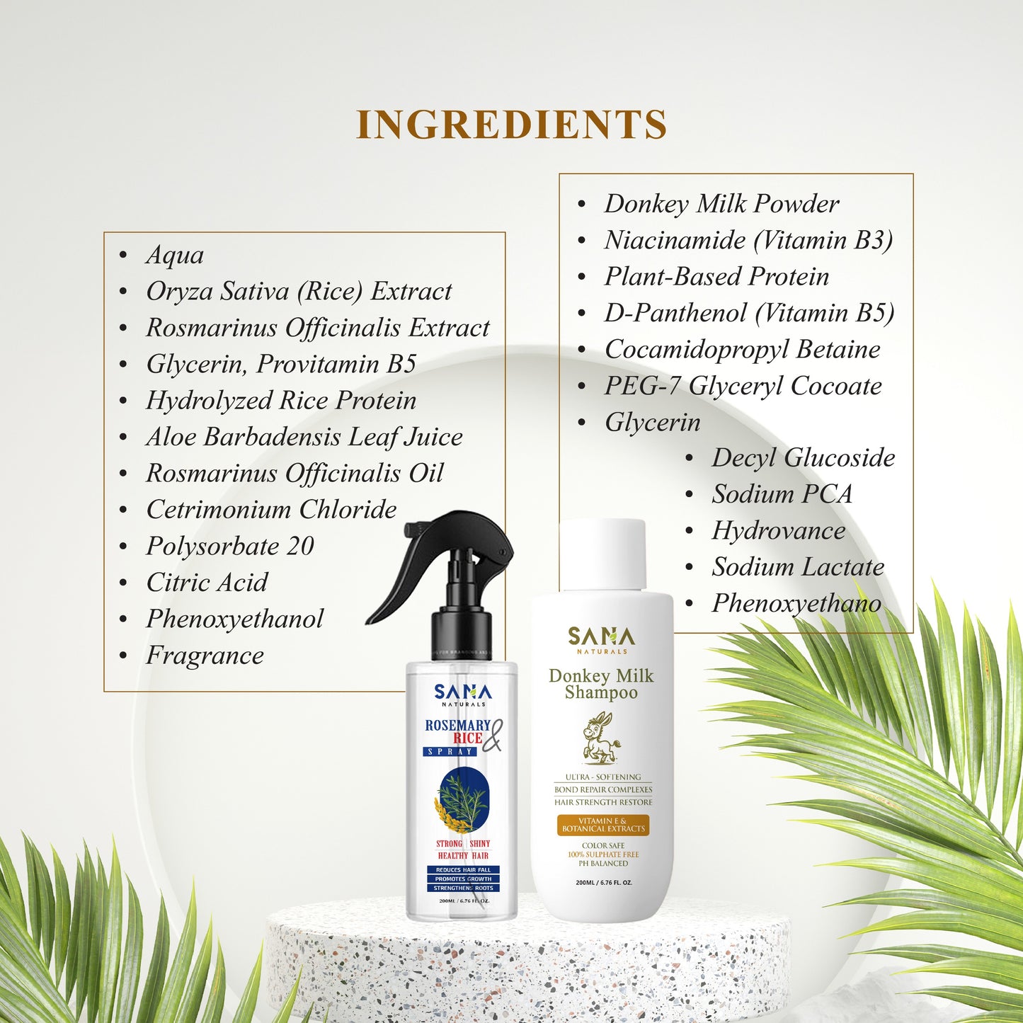 Donkey Milk Shampoo &