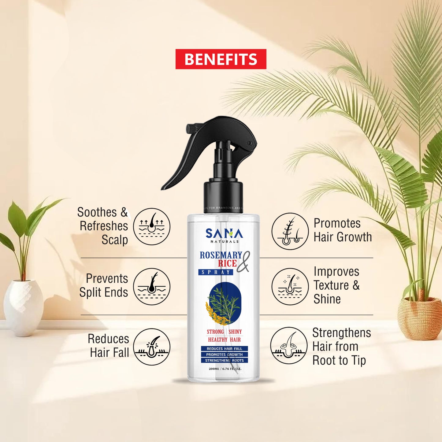 Rosemary Rice Water & Spray